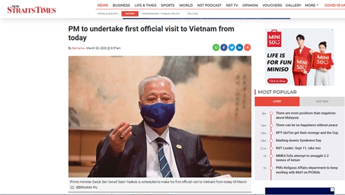 Vietnam a close neighbor and close partner in ASEAN Malaysian newspaper